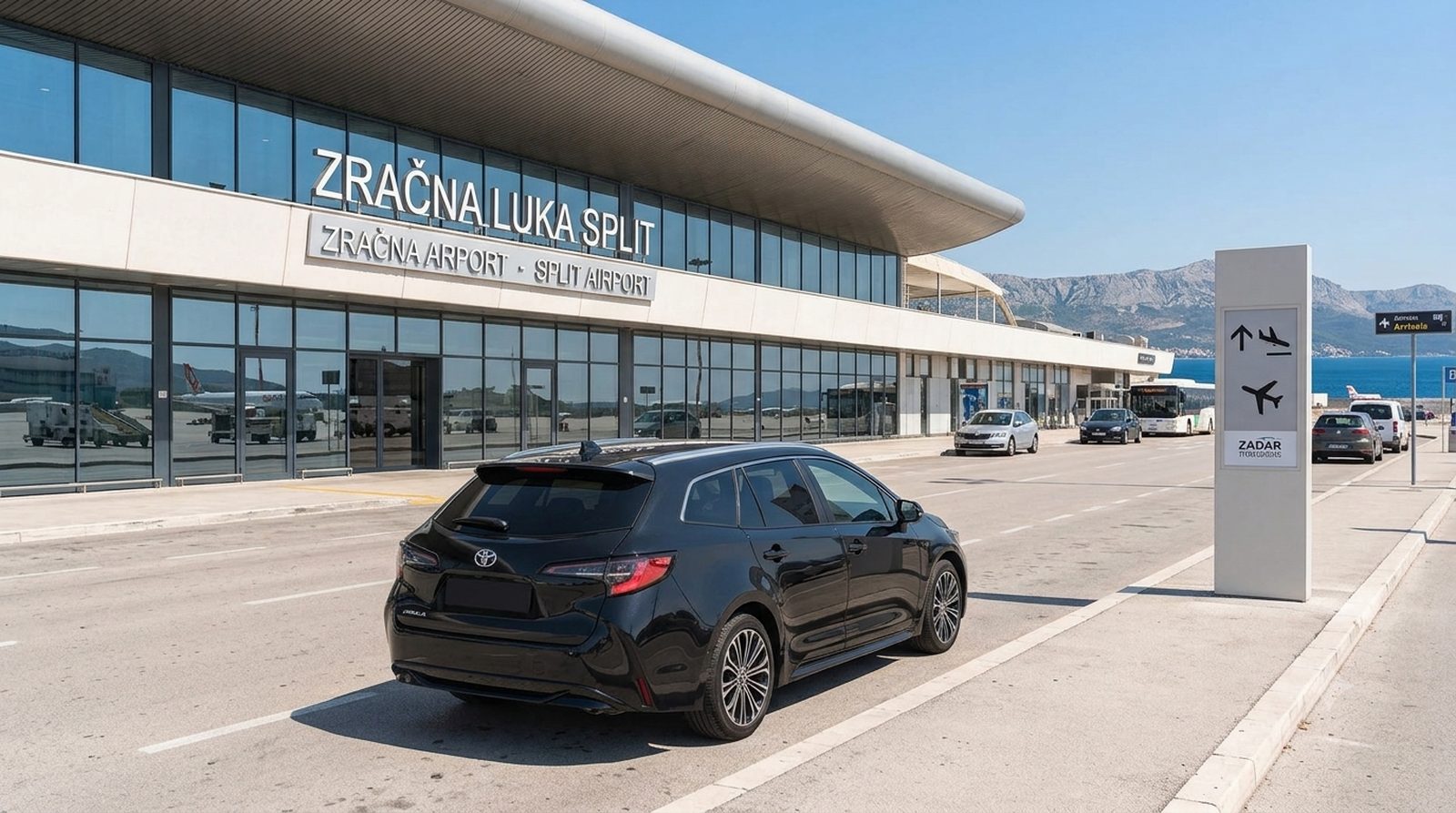 Split Airport — private transfer destination from Zadar Airport